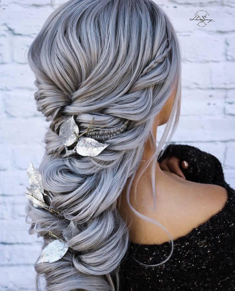 15 Boho Updos and Braids Perfect for Wedding Hair Inspiration by Sara Ortega @hairspray_studio