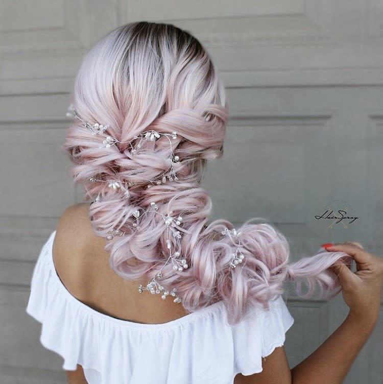 15 Boho Updos and Braids Perfect for Wedding Hair Inspiration by Sara Ortega @hairspray_studio