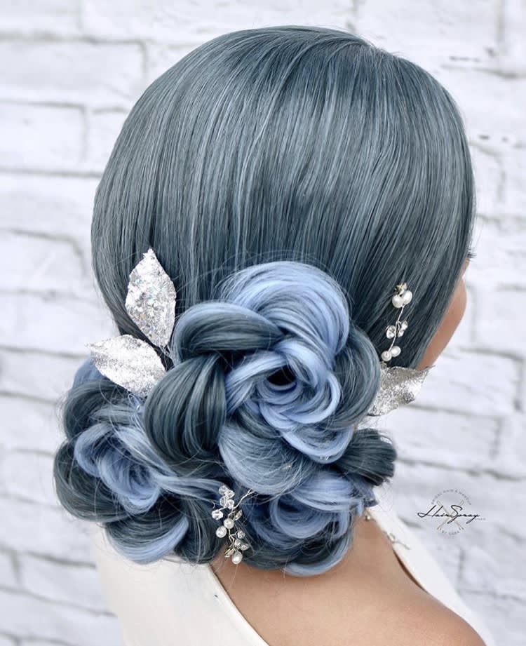 15 Boho Updos and Braids Perfect for Wedding Hair Inspiration by Sara Ortega @hairspray_studio