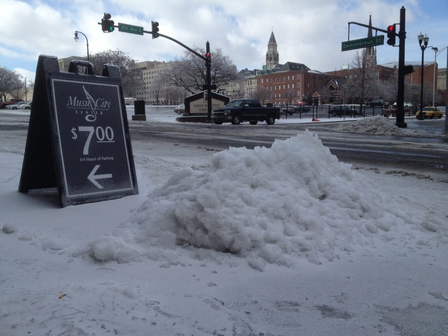 TMC Meeting Attendees Battle Winter Storm