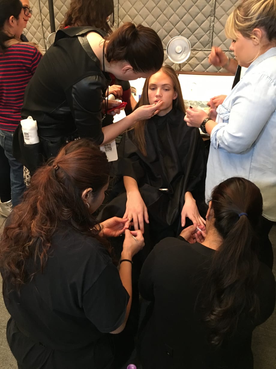 Backstage at NYFW A/W 2016