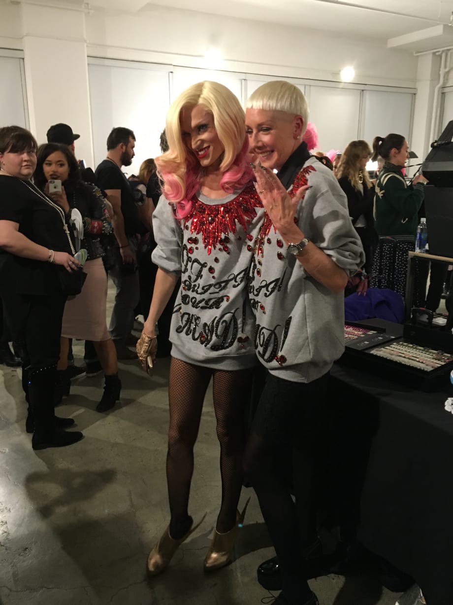 Backstage at NYFW A/W 2016