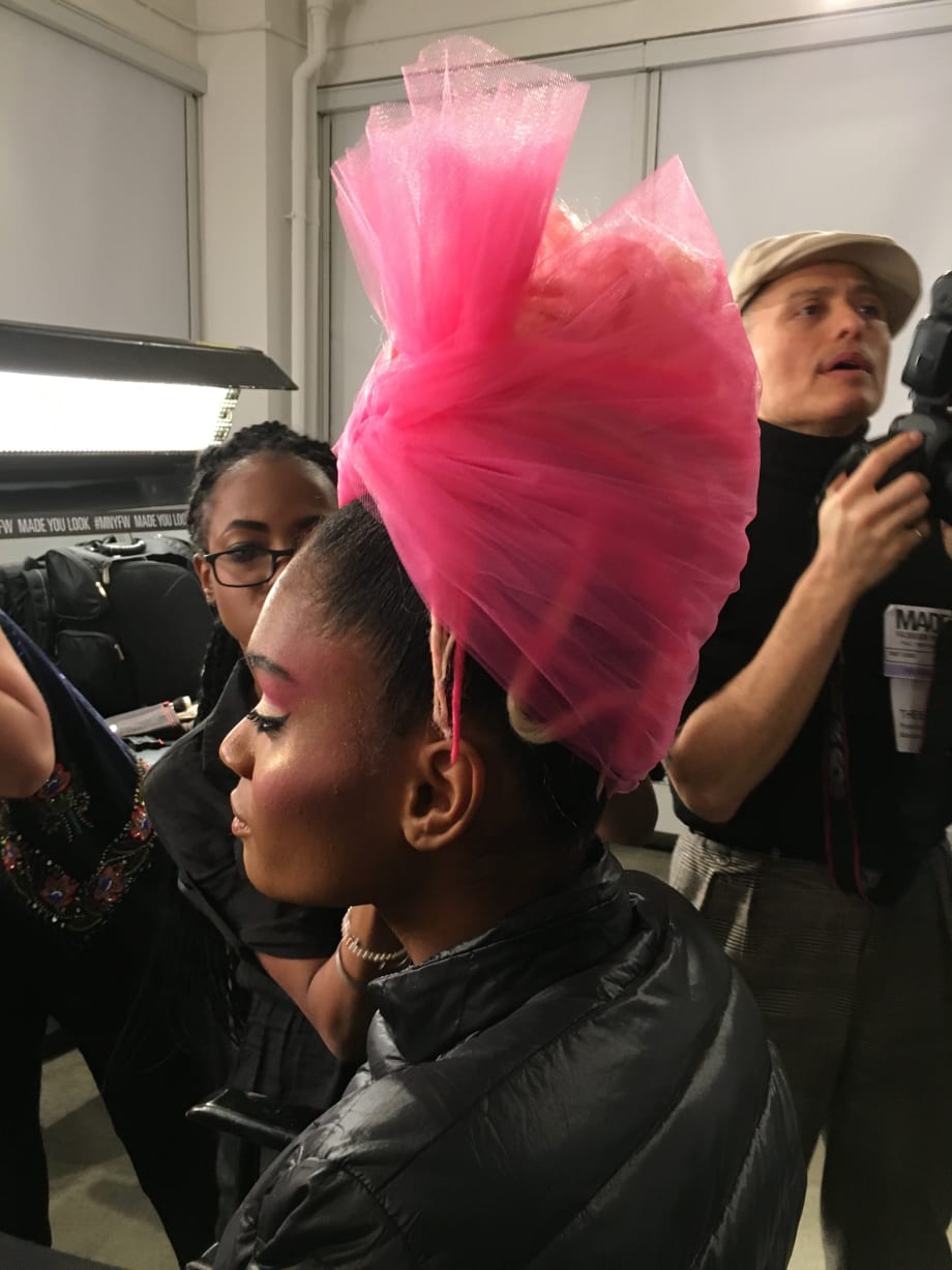 Backstage at NYFW A/W 2016