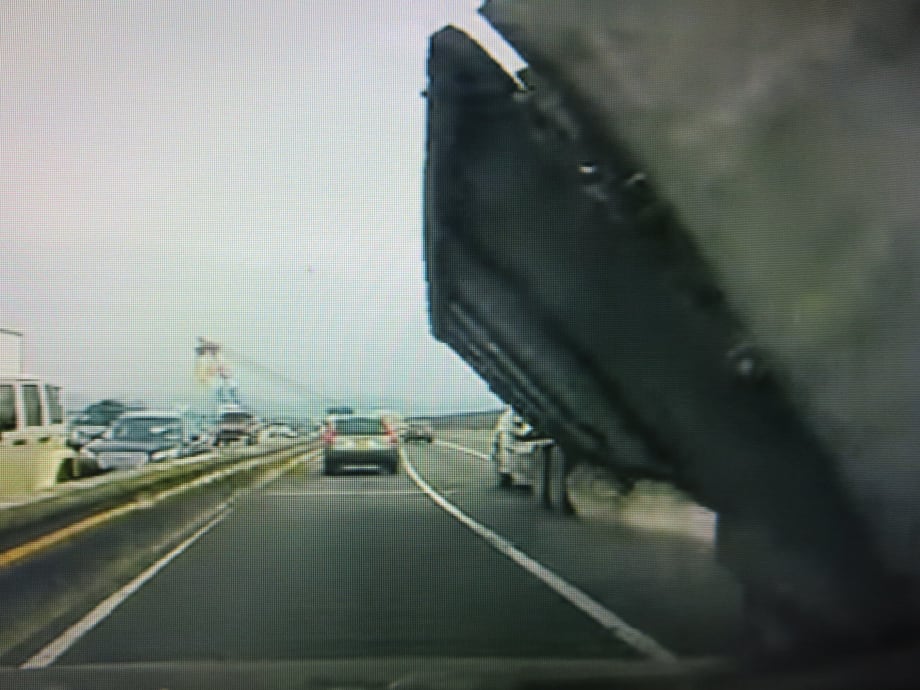 Unlucky Tip Over on the Tappan Zee Bridge