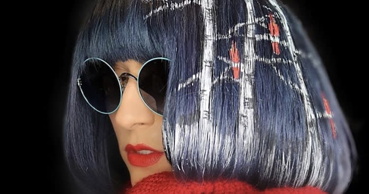 Meet Shannon Romano: The Artist Behind the Hair Paintings @_p_i_g_m_e_n_t_