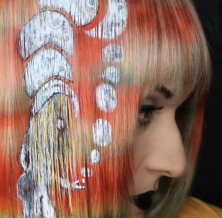 Meet Shannon Romano: The Artist Behind the Hair Paintings @_p_i_g_m_e_n_t_