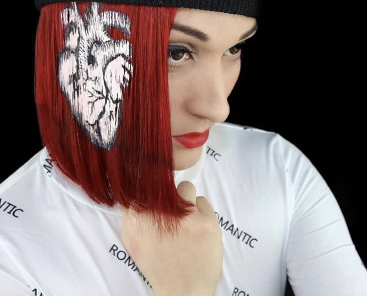 Meet Shannon Romano: The Artist Behind the Hair Paintings @_p_i_g_m_e_n_t_