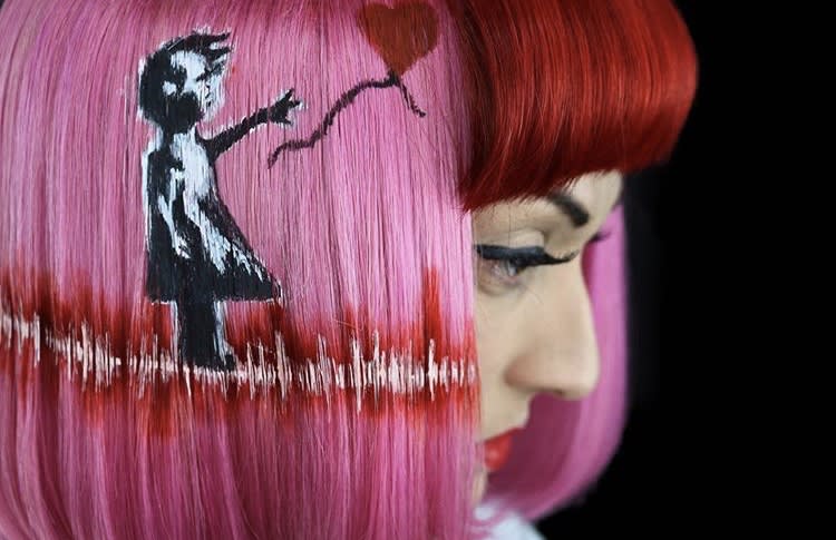 Meet Shannon Romano: The Artist Behind the Hair Paintings @_p_i_g_m_e_n_t_