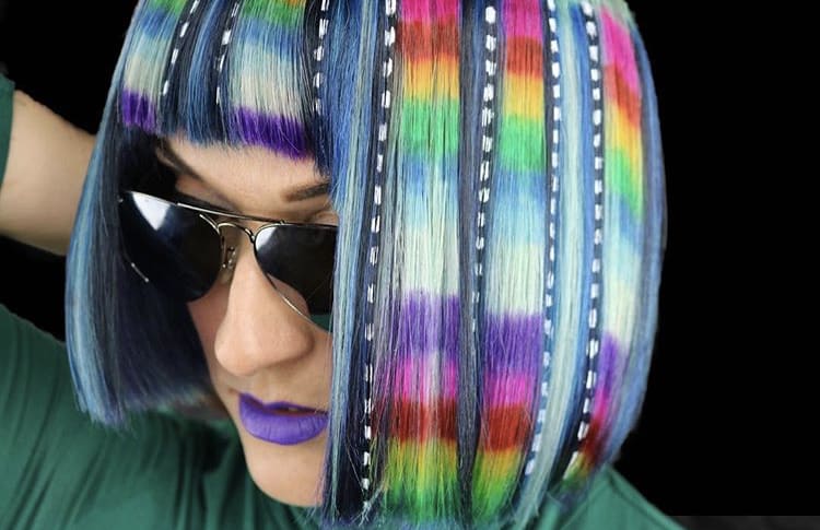 Meet Shannon Romano: The Artist Behind the Hair Paintings @_p_i_g_m_e_n_t_