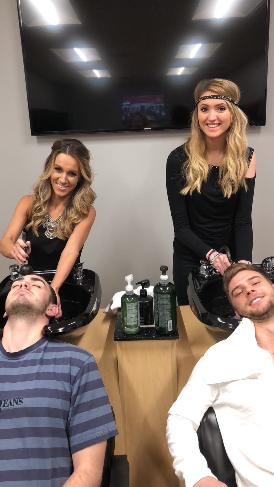 Men's Grooming Specialists: Behind-the-Scenes at Sport Clips Collection Photo Shoot