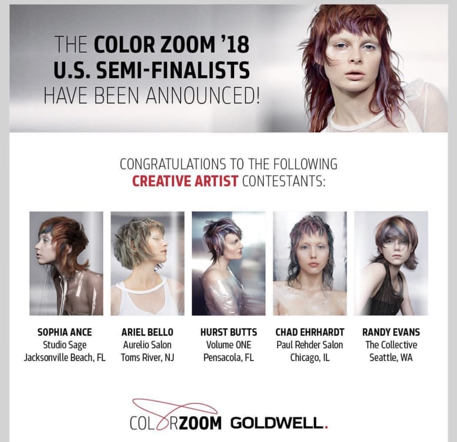 BREAKING NEWS: Goldwell Announces 2018 Color Zoom Challenge U.S. Semi-Finalists