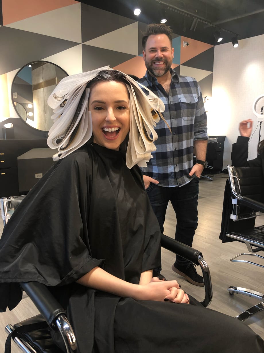 Color How-To: Faded Blonde Highlights to Rich, Chocolate Brunette Ribbons