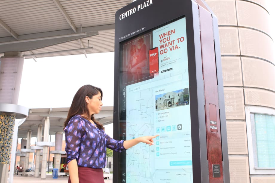 VIA launches first interactive 'smart city' kiosk in San Antonio