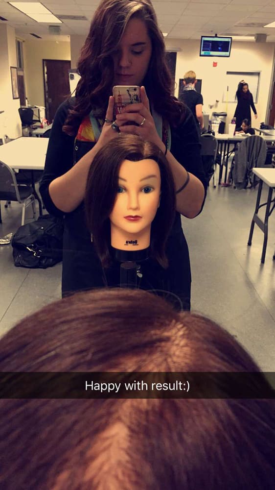 New Cosmetology Student Hannah Barnette Starts Her Beauty School Adventure!