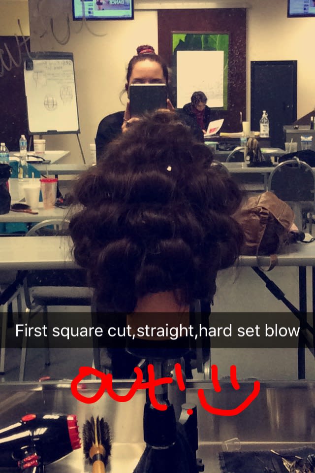 New Cosmetology Student Hannah Barnette Starts Her Beauty School Adventure!