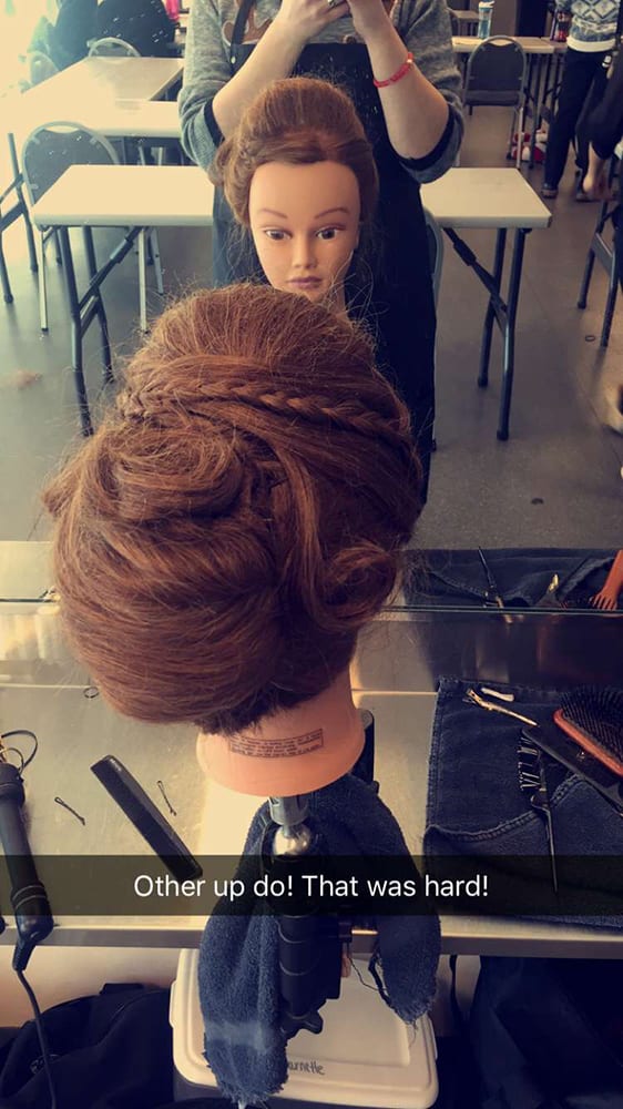New Cosmetology Student Hannah Barnette Starts Her Beauty School Adventure!