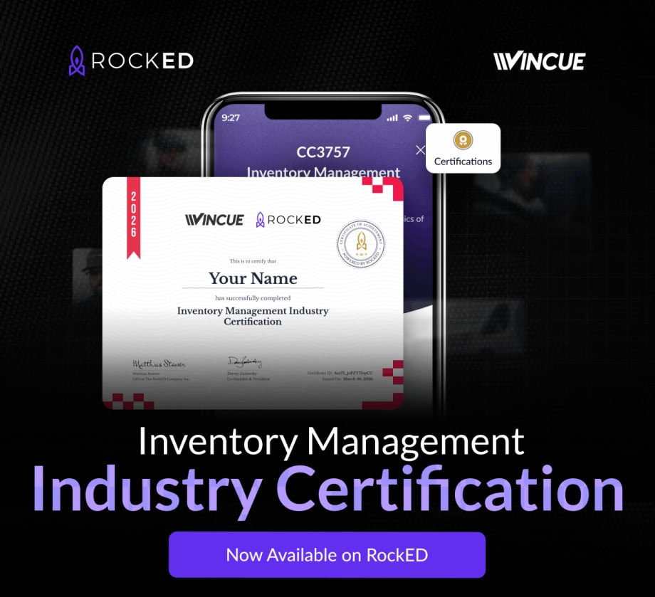 Advertising graphic for RockED and Vincue