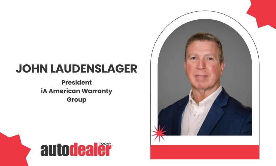 Graphic of John Laudenslager’s headshot.