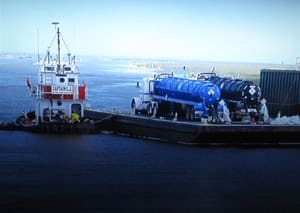 Tanker Trucks and Trailers Helping in Oil Cleanup in Gulf