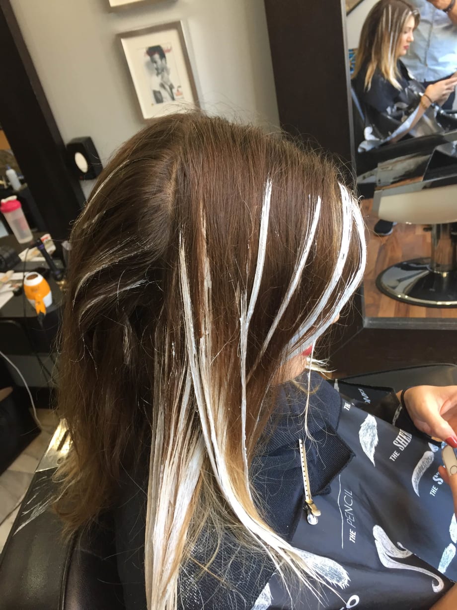 Diary of a Beauty Editor MAKEOVER: Balayage Using Miami Beach Bombshell Lightener from GKhair