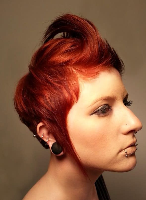 HOW-TO: 4 Ways to Style This "Rebellious" Cut and Color