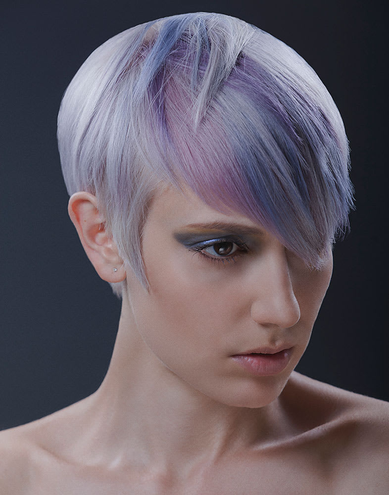PASTEL PURPLE: Pearl Frost by Wella's Alexandra Matiz