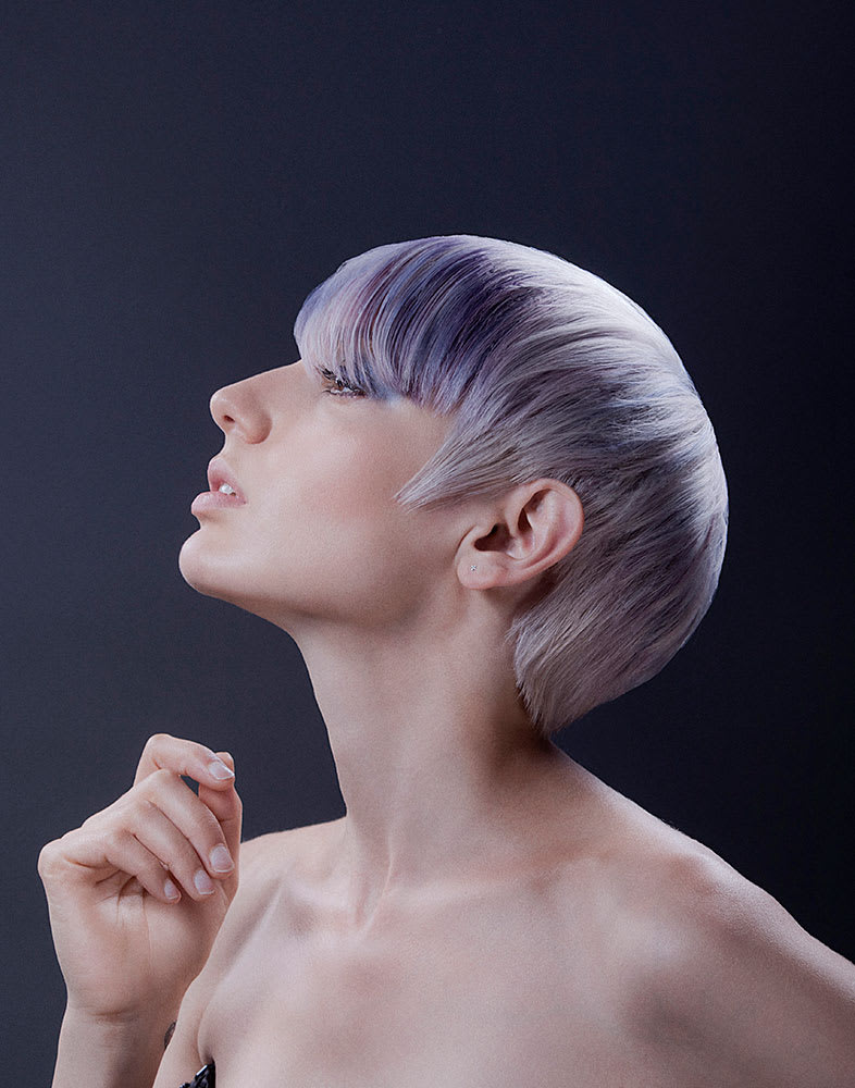 PASTEL PURPLE: Pearl Frost by Wella's Alexandra Matiz