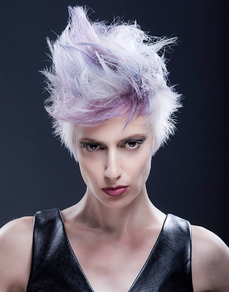 PASTEL PURPLE: Pearl Frost by Wella's Alexandra Matiz