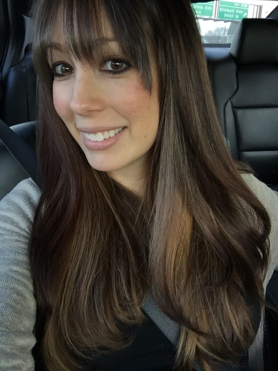 MONEY-MAKING HOW-TO: Low-Maintenance Haircolor for Pregnant Client