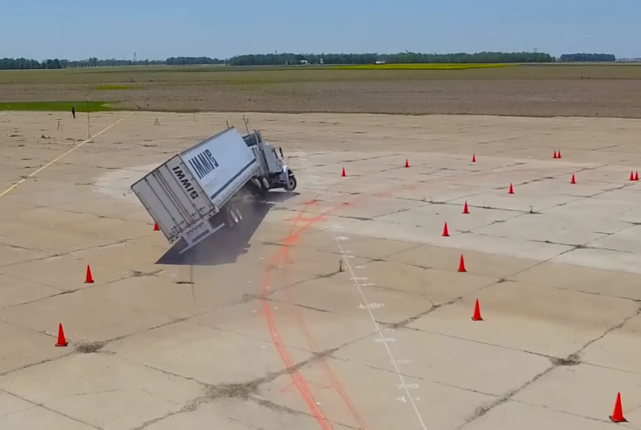 IMMI Shows Rollover Safety System in Crash Test