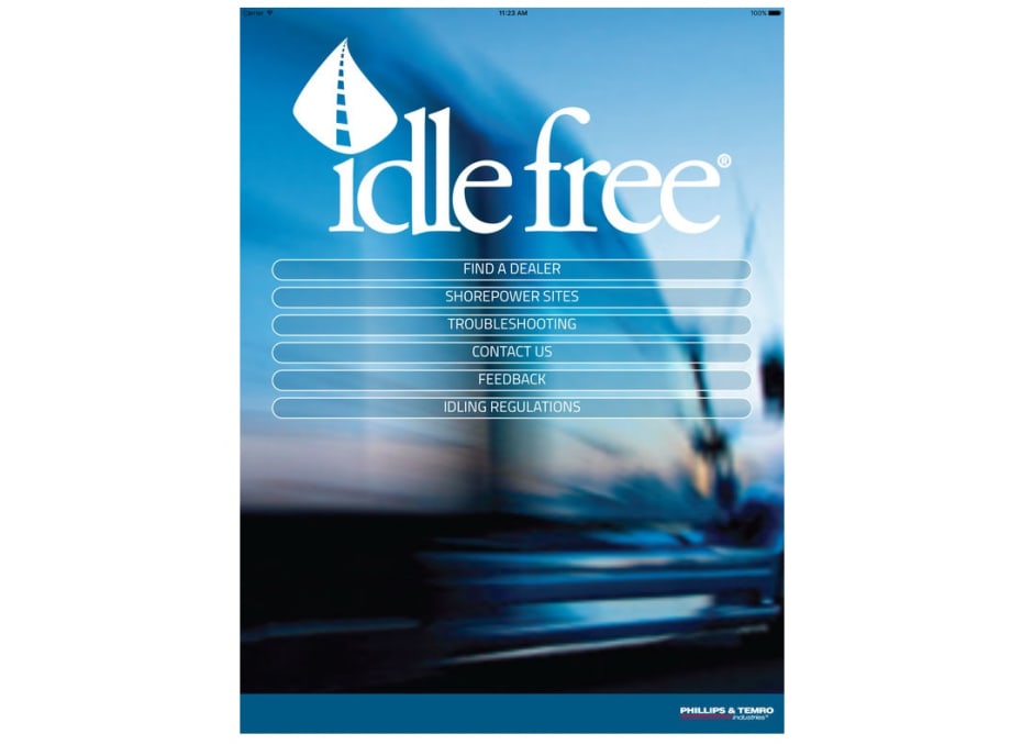 Idle Free App Provides Information on APU