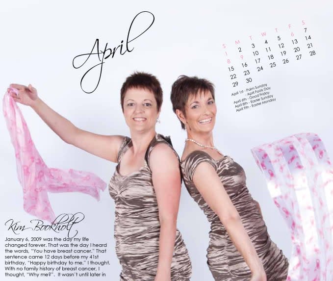 A Special Calendar of Breast Cancer Survivors