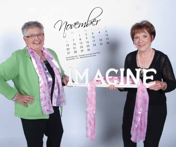 A Special Calendar of Breast Cancer Survivors
