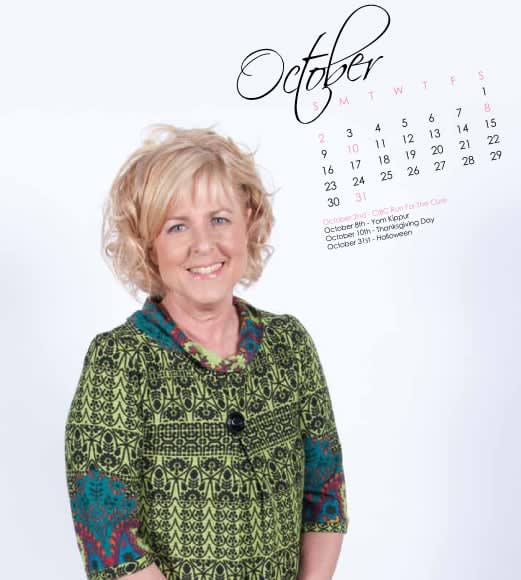 A Special Calendar of Breast Cancer Survivors