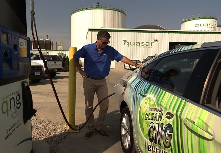 Ohio Organic Recycler Testing Bi-Fuel Impala