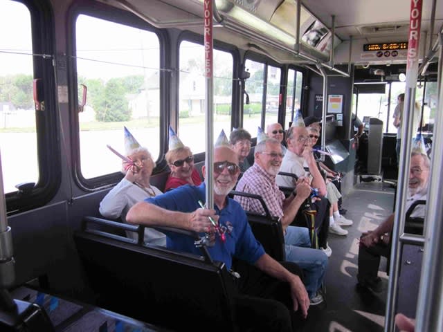Seniors make a party out of Indygo travel training excursion