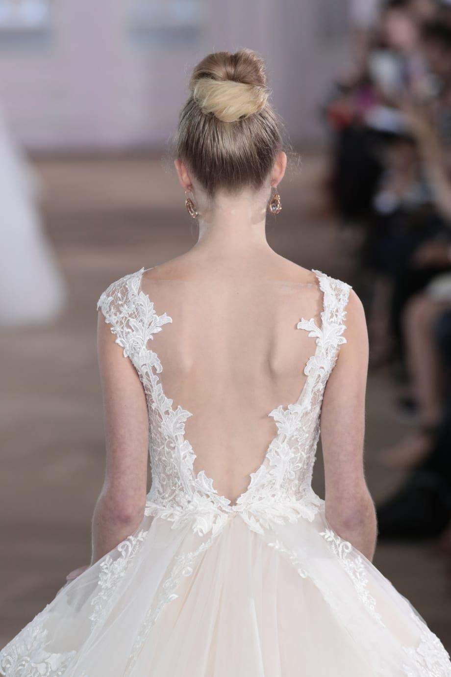 Carefree & Wispy Bridal Top-Buns at Ines Di Santo Couture Fall '17