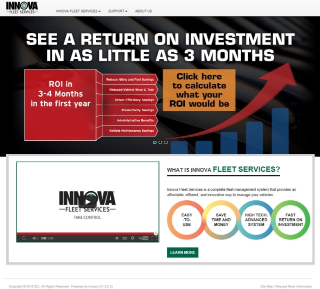 Innova Fleet Services Showcases Fleet Management System