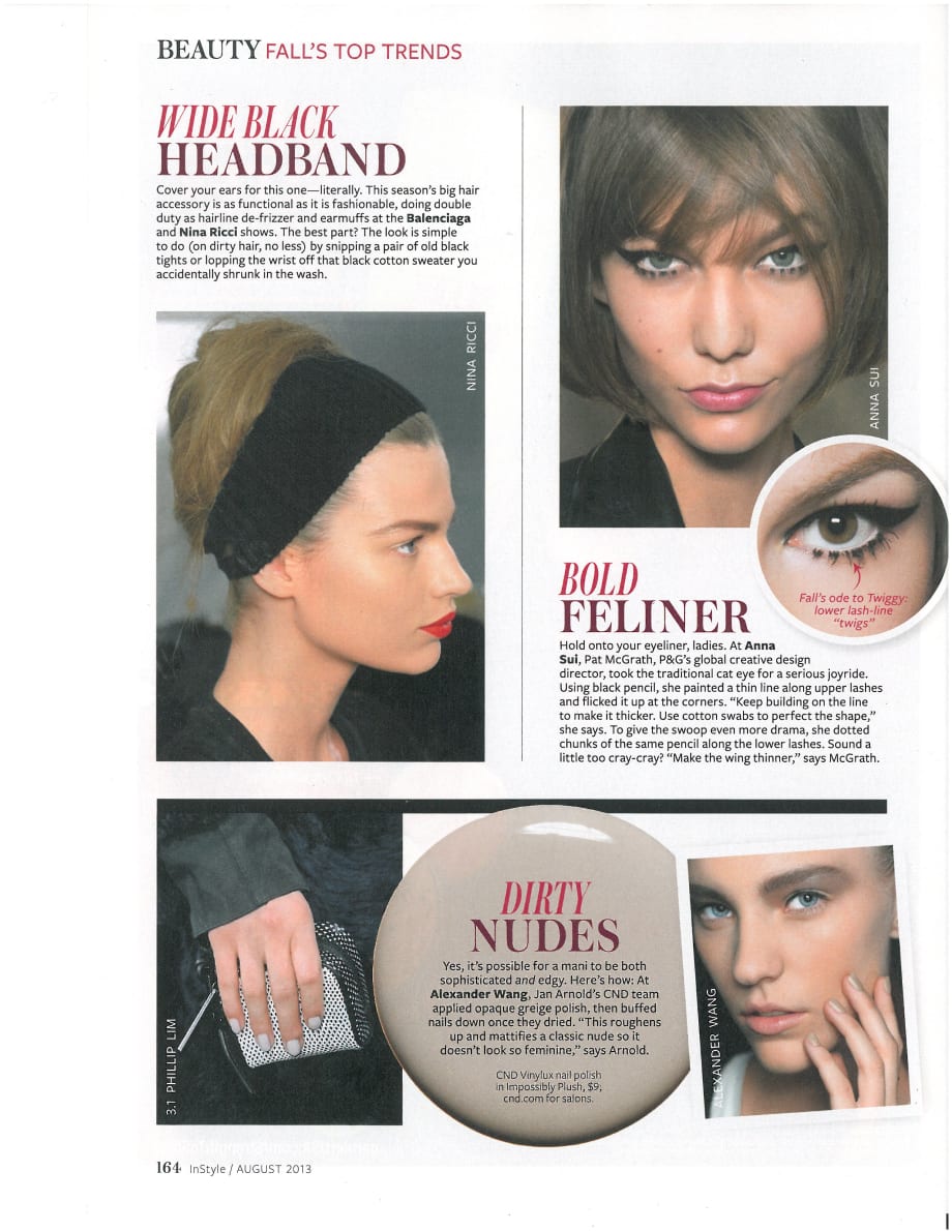 InStyle’s Edgy Nude Manicure