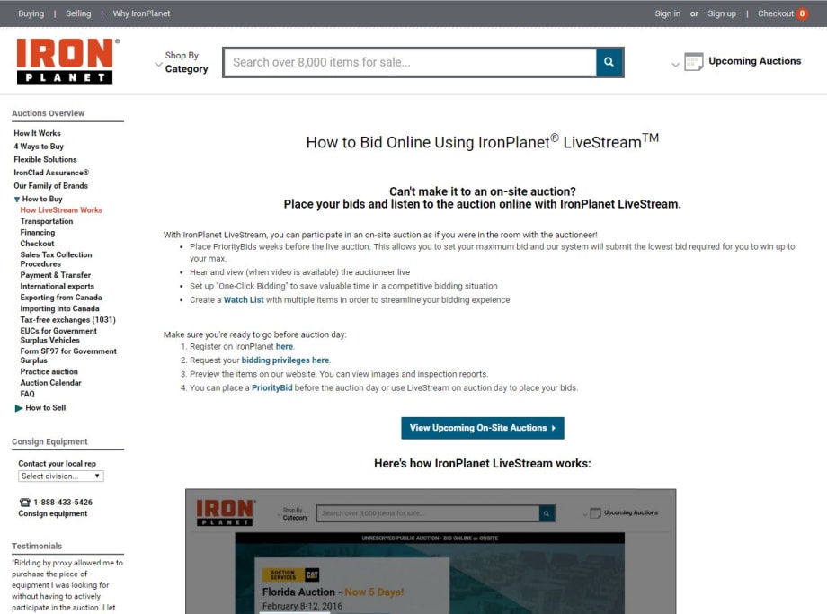IronPlanet Introduces Online Bidding Platform