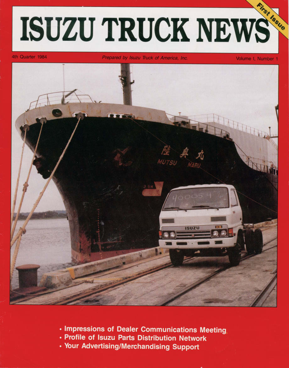 Isuzu Celebrating 30th Anniversary in U.S. Market With Restored First Truck