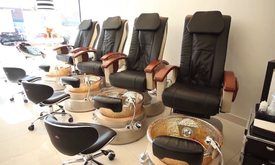 J&A's Line of Pedicure Spa Chairs