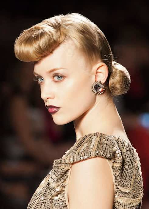 FASHION WEEK: Victory Roll at Jenny Packham