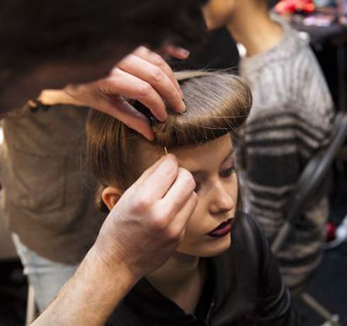 FASHION WEEK: Victory Roll at Jenny Packham