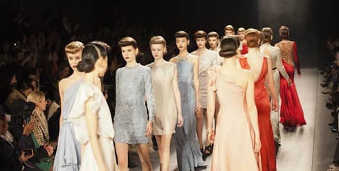 FASHION WEEK: Victory Roll at Jenny Packham
