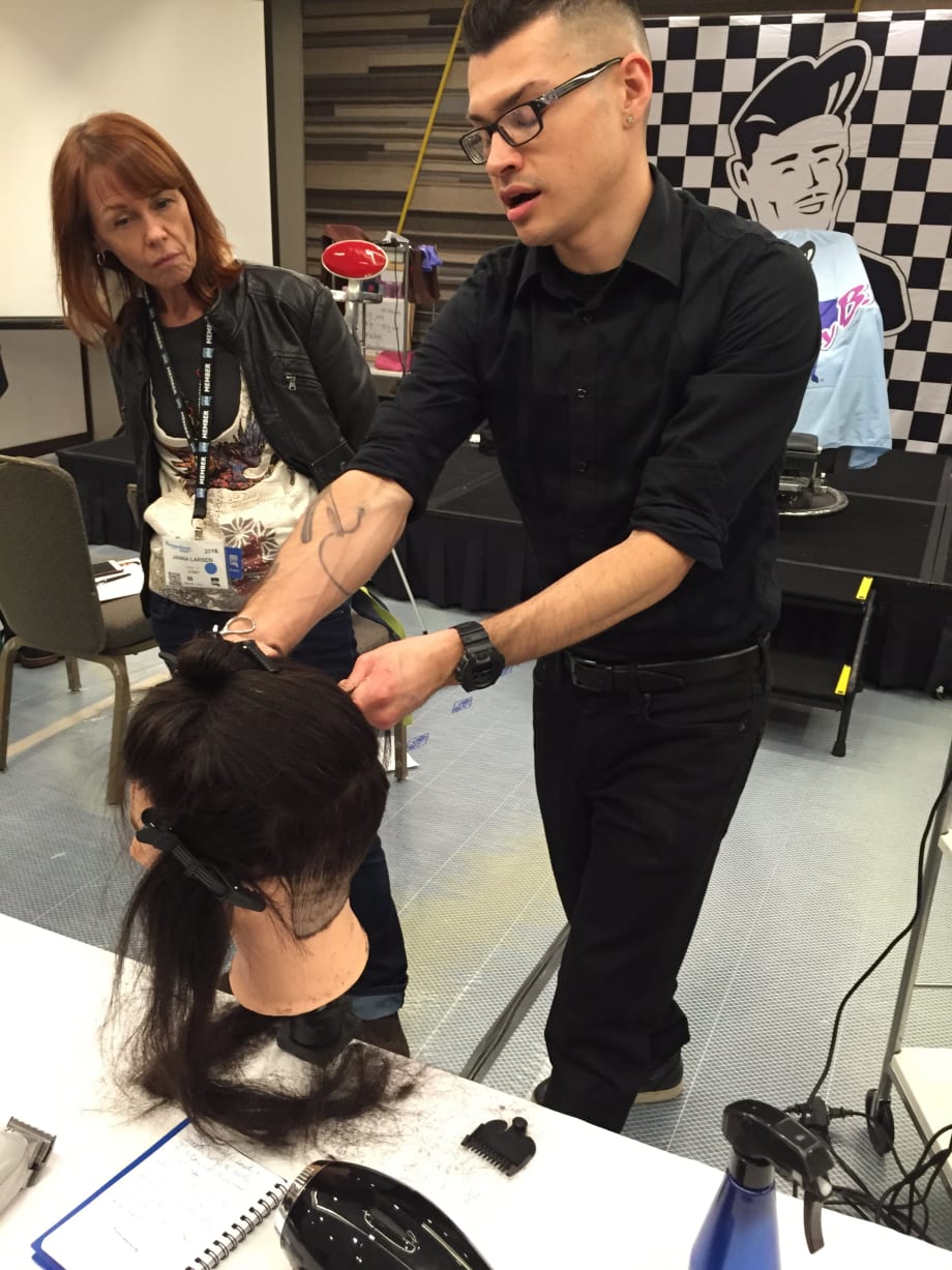 Clipper Cutting with Johnny B Haircare: Hands-On Class at ISSE 2016