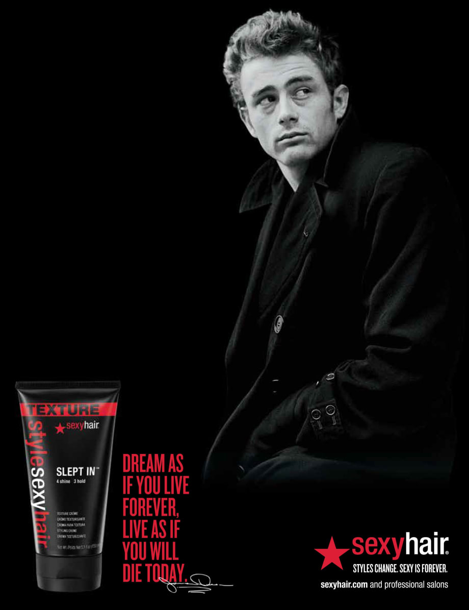 Sexy Hair Styling Challenge Asks for Your Best James Dean