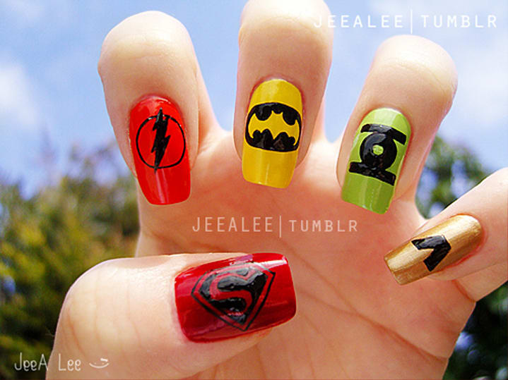 Comic-Con Nails: Comic Book Nail Art for Heroes and Villains