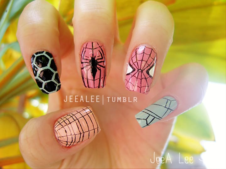 Comic-Con Nails: Comic Book Nail Art for Heroes and Villains