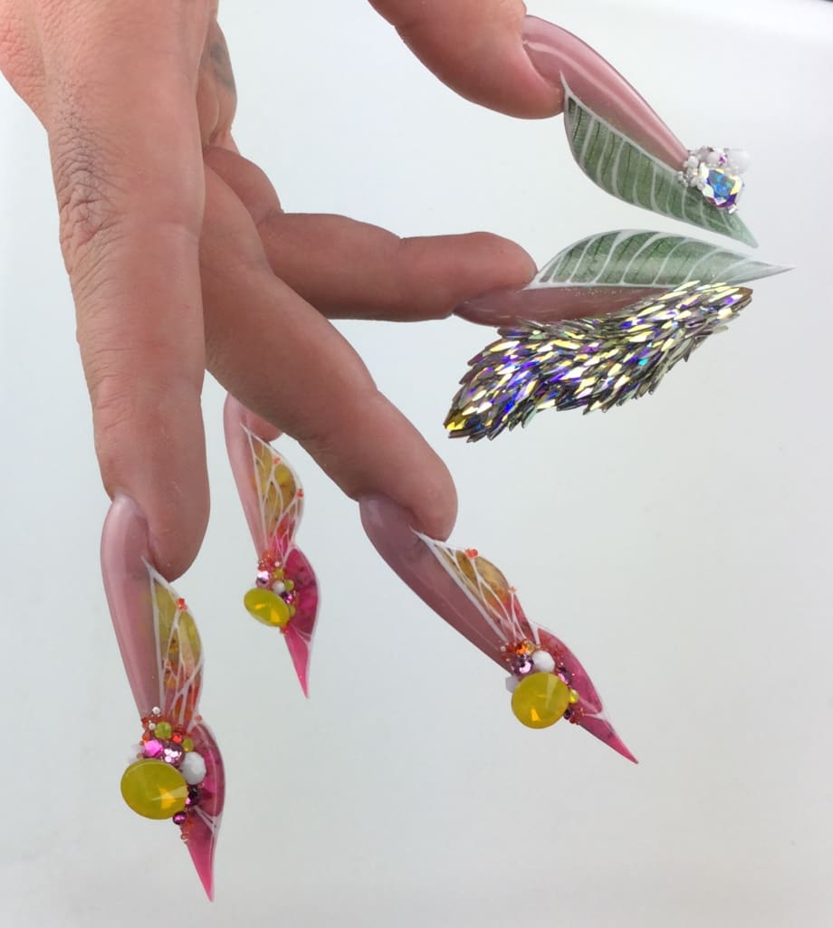Nails for NTNA S. 5 Pre-Challenge #2: Floral Future (Jenna)